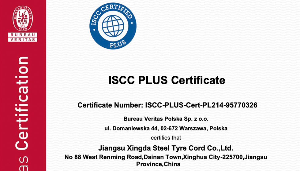 Xingda, Pirelli and NISCO Advance ISCC PLUS Certification, Pioneering Circularity from Scrap Steel to Tyre